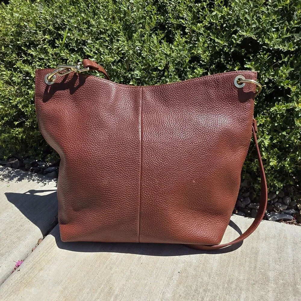 Ted Baker Chhloee Chloe soft brown leather hobo bag large Crossbody Strap